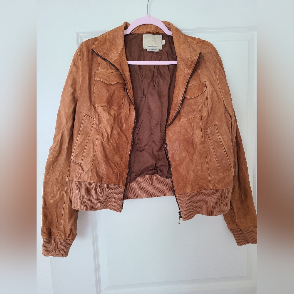 Facconable Leather Jacket - image 2